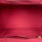 Shoulder Bag Small Canapa Tote Fuchsia Pink Canapa Canvas