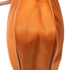 Shoulder Bag Small Zip Crossbody Orange Nylon Canvas