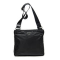 Shoulder Bag Messenger Crossbody Black Nylon Canvas