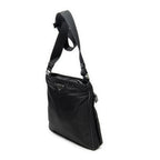 Shoulder Bag Messenger Crossbody Black Nylon Canvas