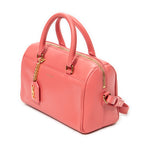 Shoulder Bag Baby Duffle Pink Calfskin Leather