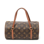 Shoulder Bag Papillon 26 Brown Monogram Canvas