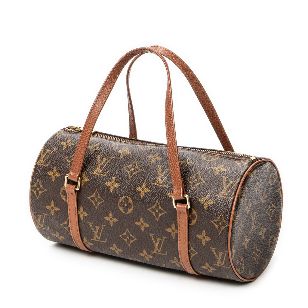 Shoulder Bag Papillon 26 Brown Monogram Canvas