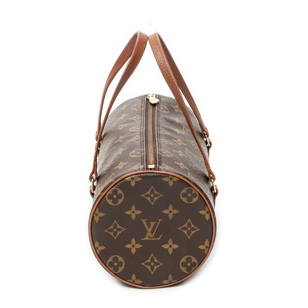 Shoulder Bag Papillon 26 Brown Monogram Canvas