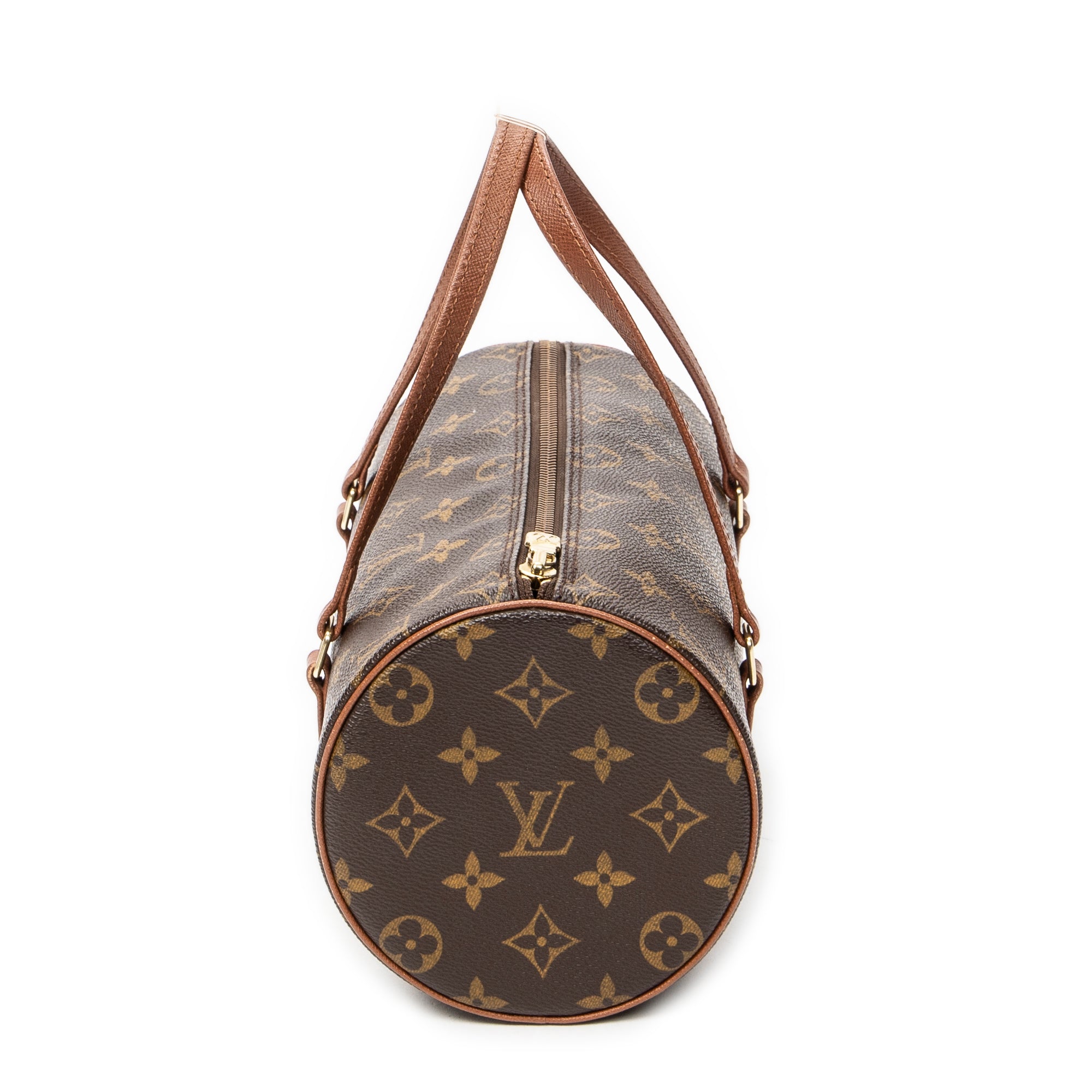 Shoulder Bag Papillon 26 Brown Monogram Canvas