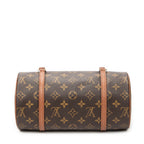 Shoulder Bag Papillon 26 Brown Monogram Canvas