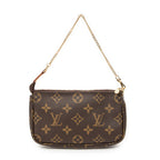 Shoulder Bag Mini Pochette Accessoires Brown Monogram Canvas