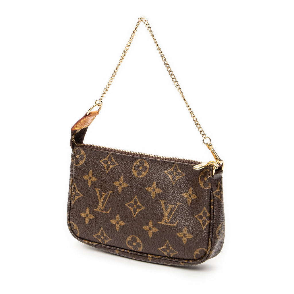 Shoulder Bag Mini Pochette Accessoires Brown Monogram Canvas