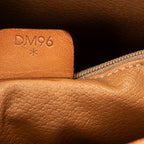 Shoulder Bag Small Open Tote Brown Macadam Coated Canvas