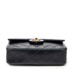 Shoulder Bag Classic Double Flap 23 Navy Quilted Lambskin Leather
