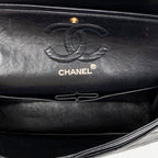 Shoulder Bag Classic Double Flap 23 Navy Quilted Lambskin Leather