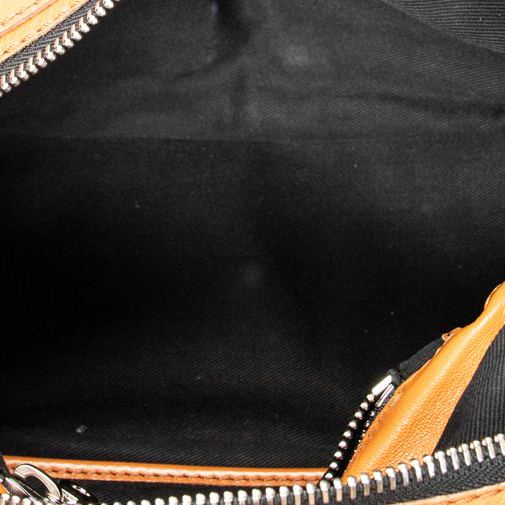 Handbag Betty Brown Grained Calfskin Leather