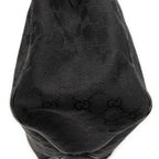 Shoulder Bag Wooden Handle Colbert Hobo Black Monogrammed Canvas