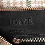 Shoulder Bag Anagram Shopper Tote Beige Anagram Embossed Leather