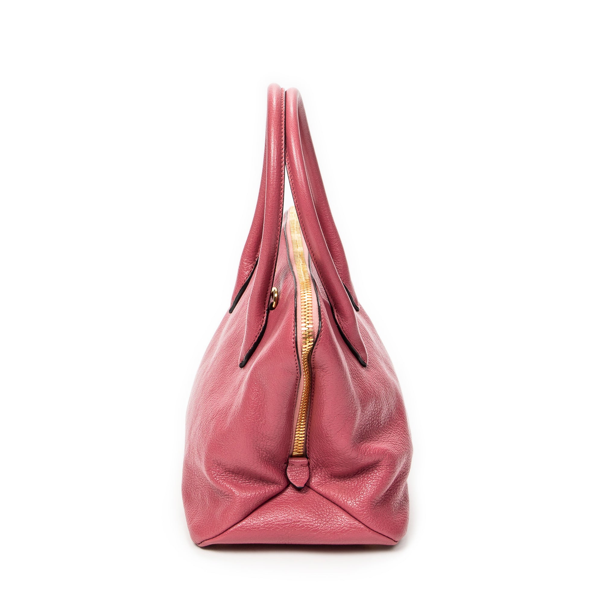 Shoulder Bag Convertible Madras Top Handle Pink Madras Leather