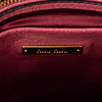 Shoulder Bag Convertible Madras Top Handle Pink Madras Leather