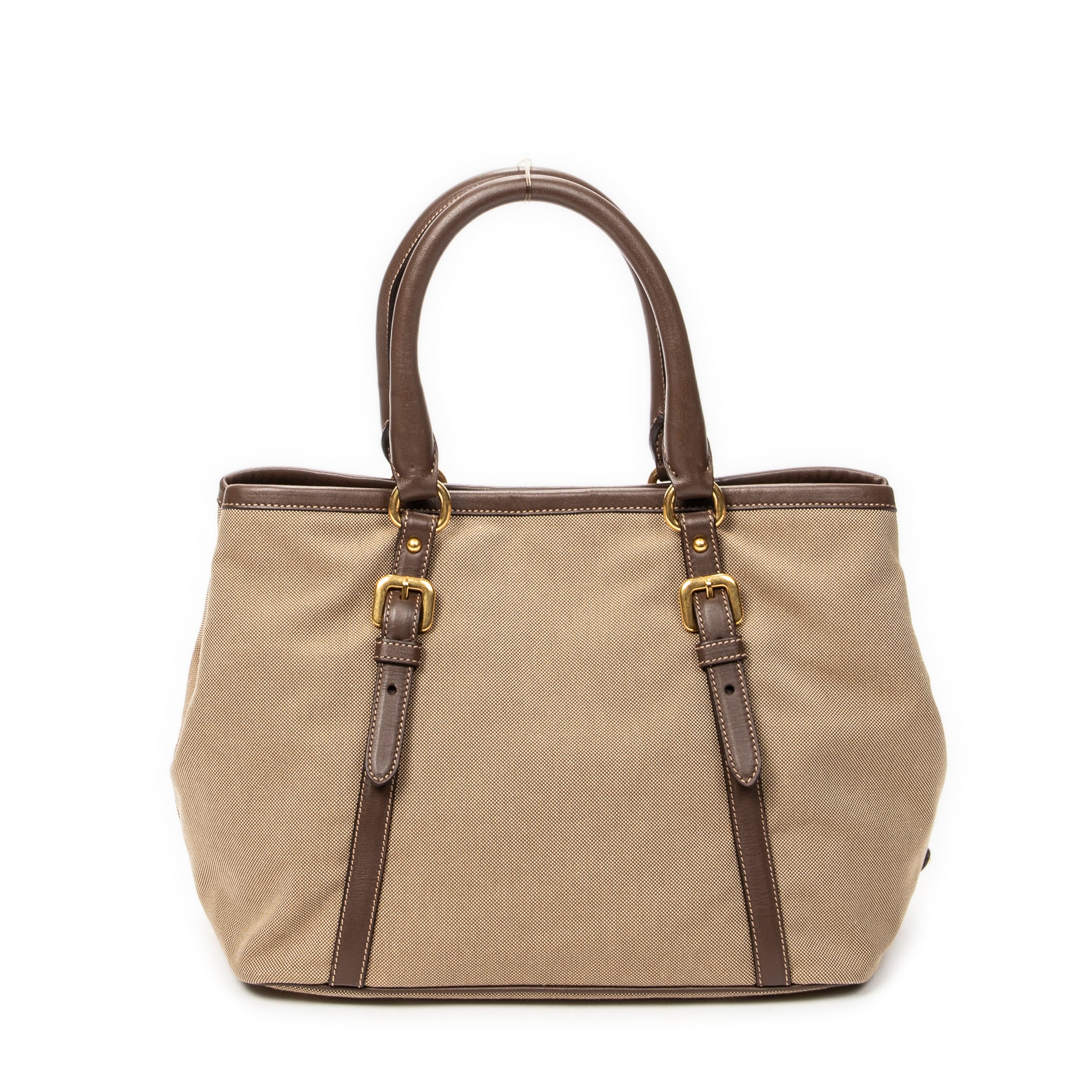 Shoulder Bag Logo Jacquard Tote Beige Jacquard Canvas