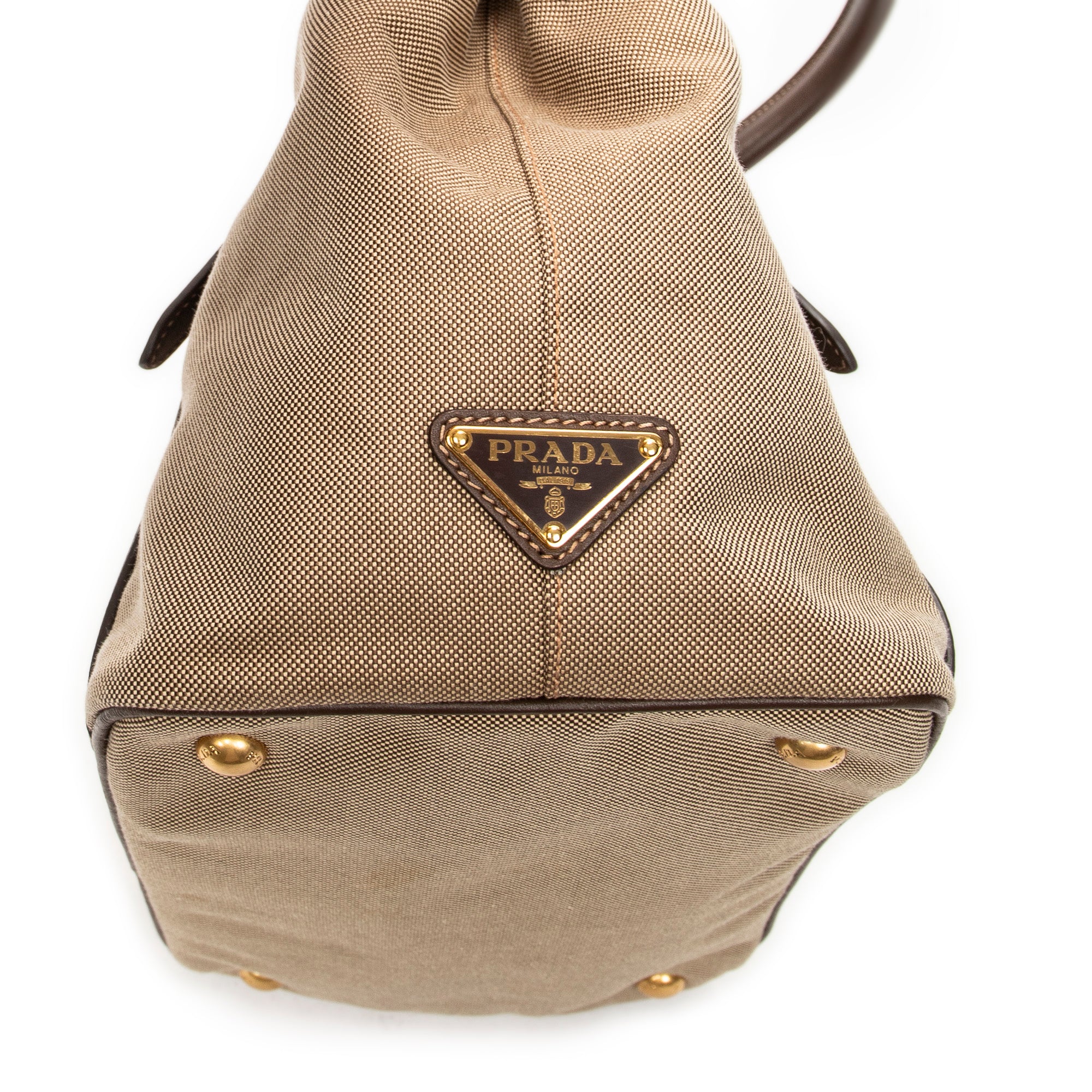 Shoulder Bag Logo Jacquard Tote Beige Jacquard Canvas