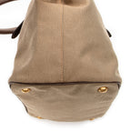 Shoulder Bag Logo Jacquard Tote Beige Jacquard Canvas
