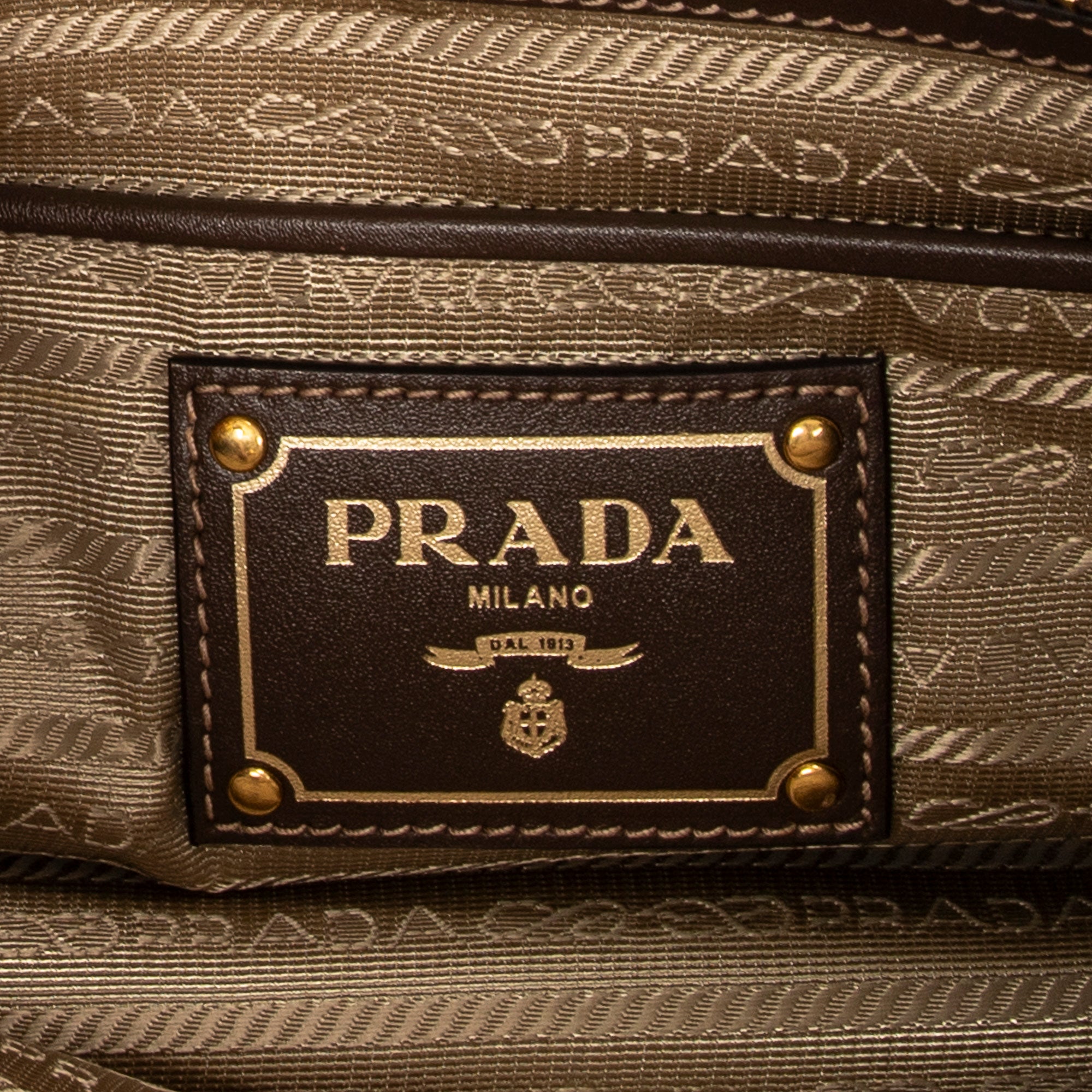 Shoulder Bag Logo Jacquard Tote Beige Jacquard Canvas