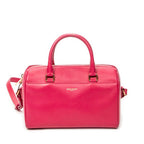 Shoulder Bag Baby Duffle Fuchsia Smooth Calfskin Leather