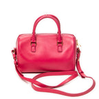 Shoulder Bag Baby Duffle Fuchsia Smooth Calfskin Leather