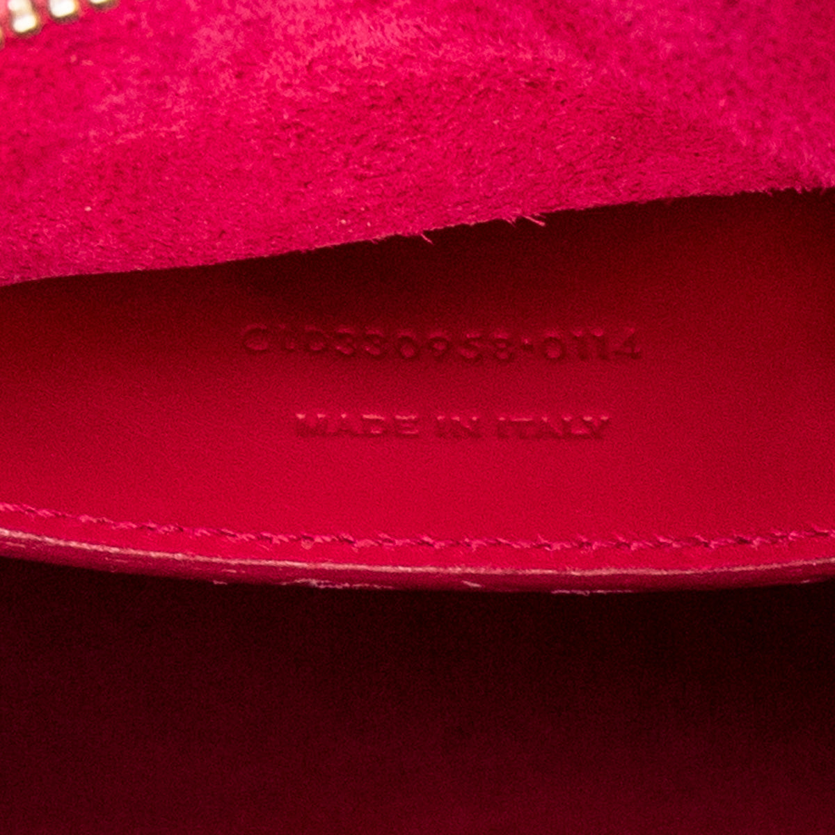 Shoulder Bag Baby Duffle Fuchsia Smooth Calfskin Leather