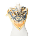 Scarf Scarf Light Yellow 100% Twill Silk