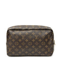 Pouch Toiletry Pouch GM Brown Monogram Canvas