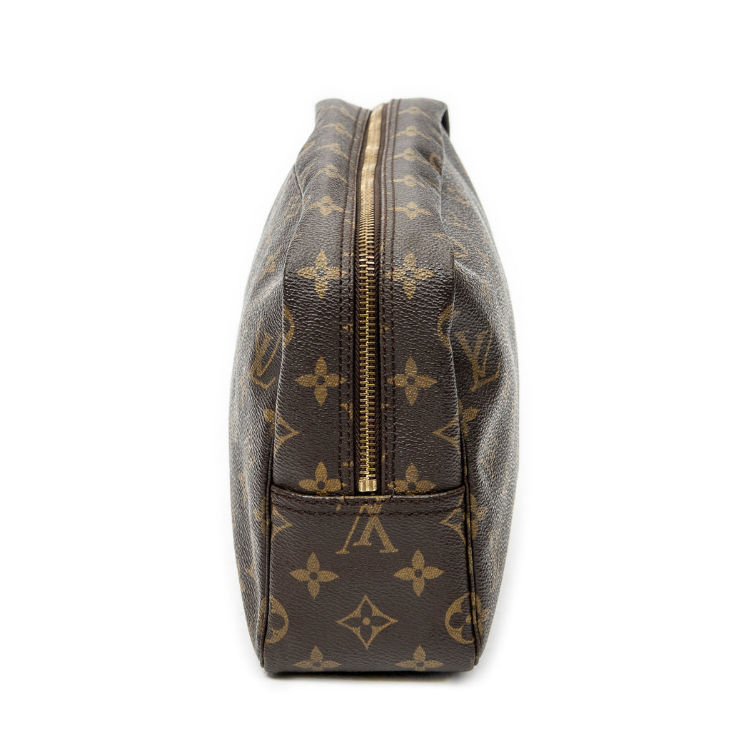 Pouch Toiletry Pouch GM Brown Monogram Canvas