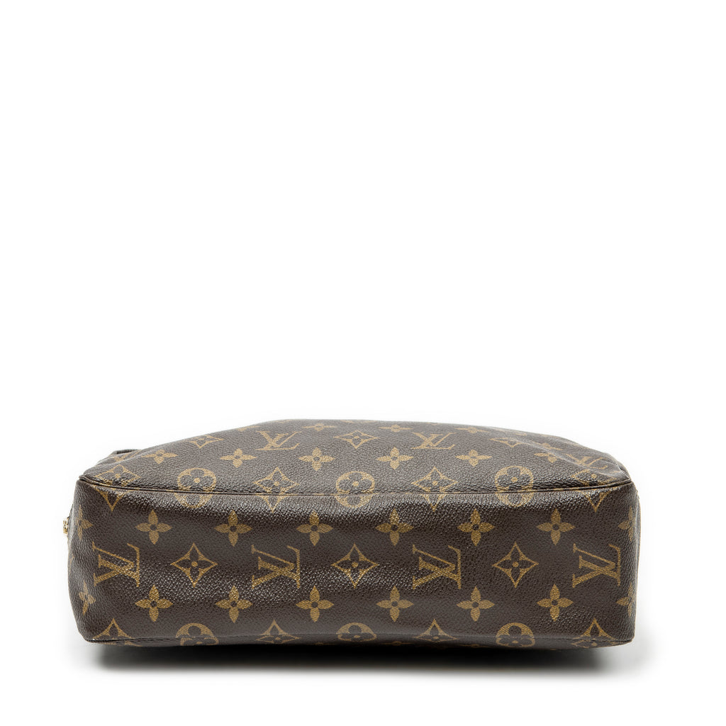Pouch Toiletry Pouch GM Brown Monogram Canvas