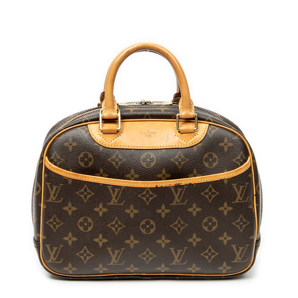 Handbag Trouville Brown Monogram Canvas