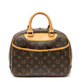 Handbag Trouville Brown Monogram Canvas