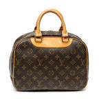 Handbag Trouville Brown Monogram Canvas