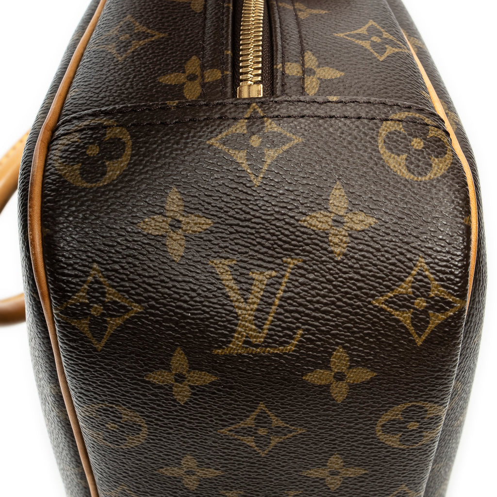 Handbag Trouville Brown Monogram Canvas