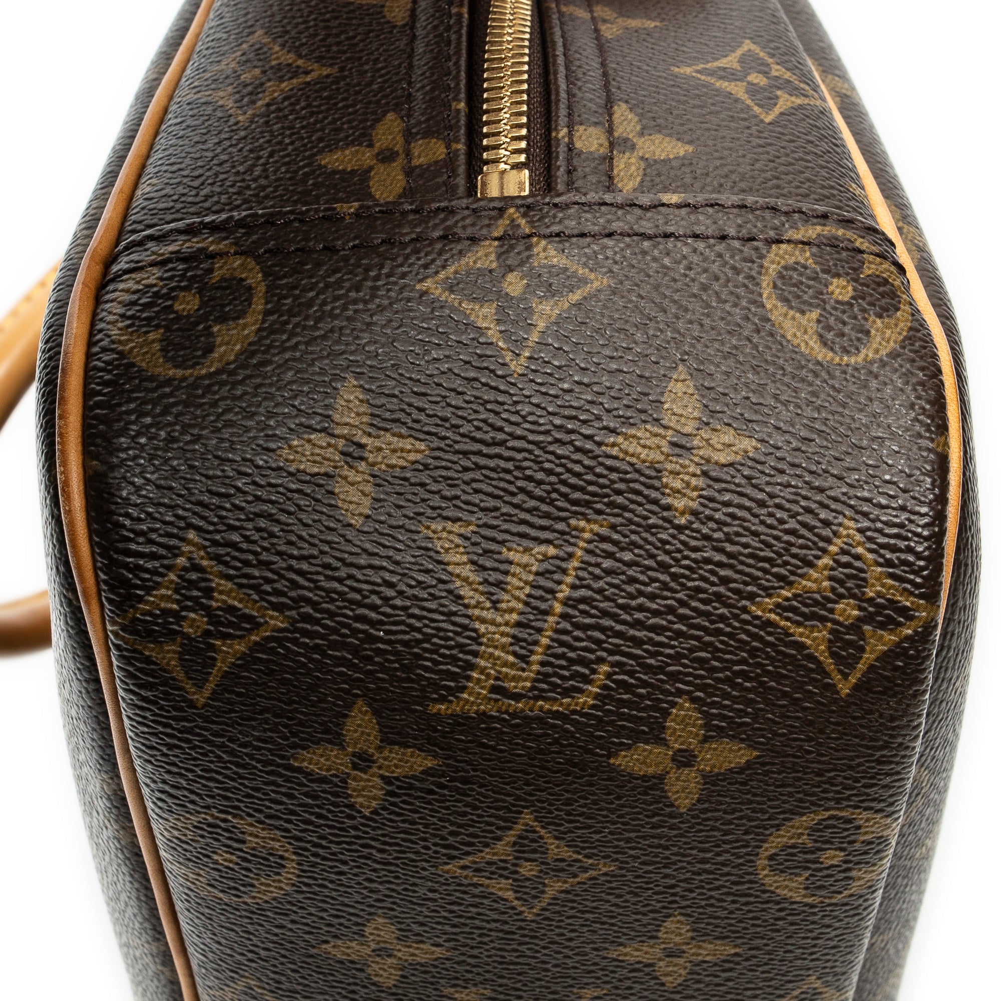 Handbag Trouville Brown Monogram Canvas