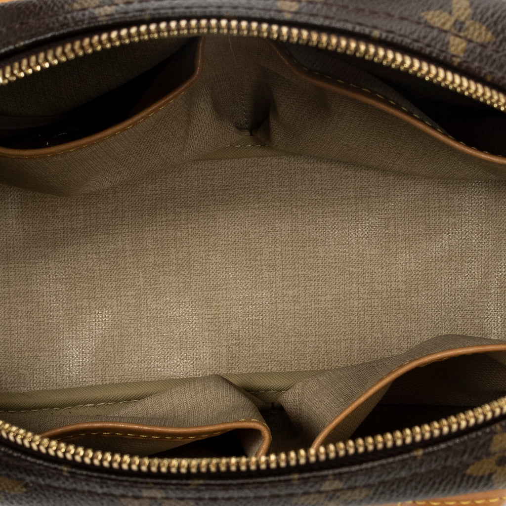 Handbag Trouville Brown Monogram Canvas