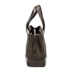 Handbag Open Tote Brown C Macadam Canvas