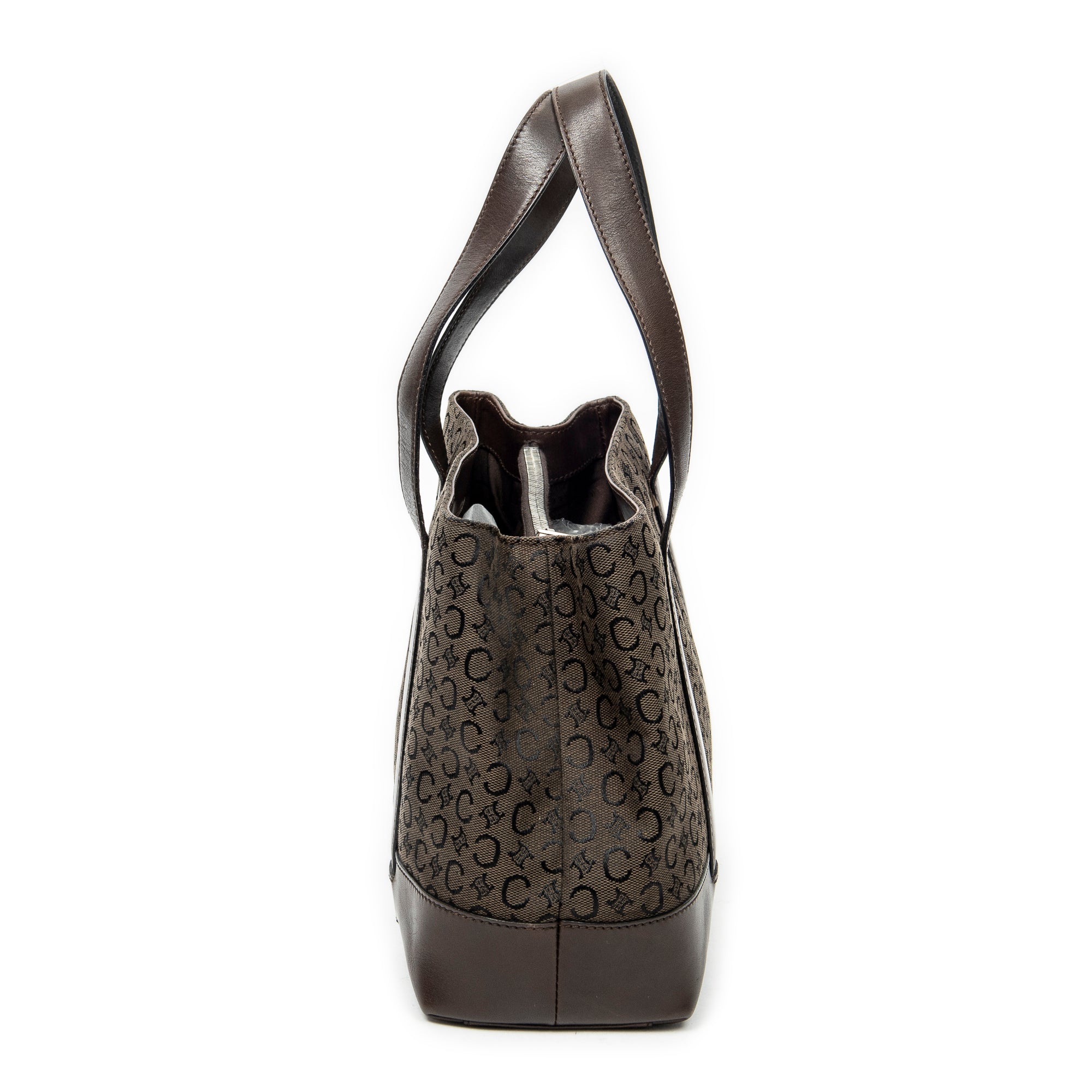 Handbag Open Tote Brown C Macadam Canvas