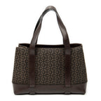 Handbag Open Tote Brown C Macadam Canvas