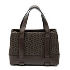 Handbag Open Tote Brown C Macadam Canvas