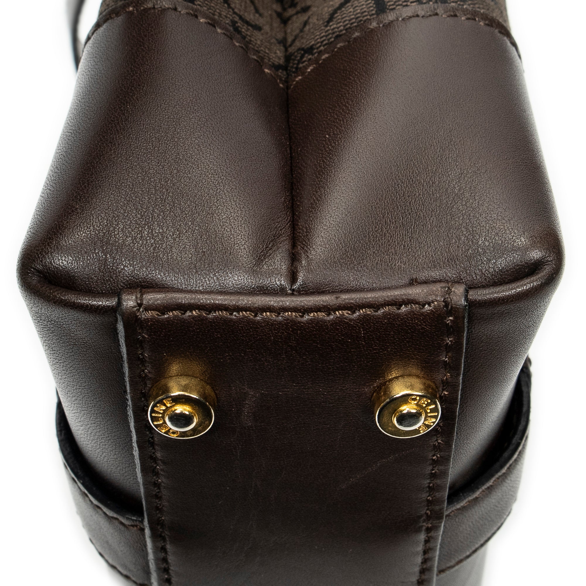Handbag Open Tote Brown C Macadam Canvas