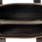 Handbag Open Tote Brown C Macadam Canvas
