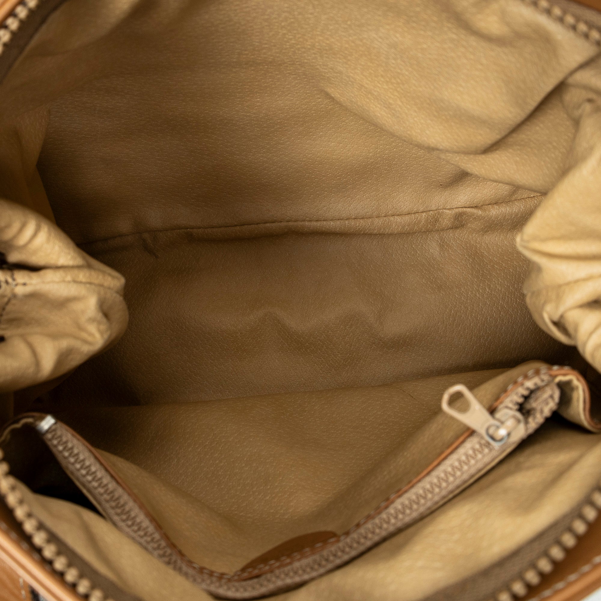 Shoulder Bag Zip Tote Beige Macadam Coated Canvas