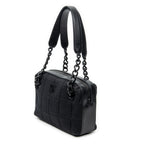 Shoulder Bag CC Choco Bar Chain Shoulder Bag Black Jersey Canvas