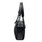 Shoulder Bag CC Choco Bar Chain Shoulder Bag Black Jersey Canvas