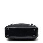 Shoulder Bag CC Choco Bar Chain Shoulder Bag Black Jersey Canvas