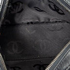 Shoulder Bag CC Choco Bar Chain Shoulder Bag Black Jersey Canvas