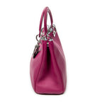 Shoulder Bag Medium Diorissimo Tote Purple Grained Calfskin Leather