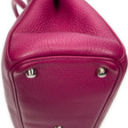 Shoulder Bag Medium Diorissimo Tote Purple Grained Calfskin Leather